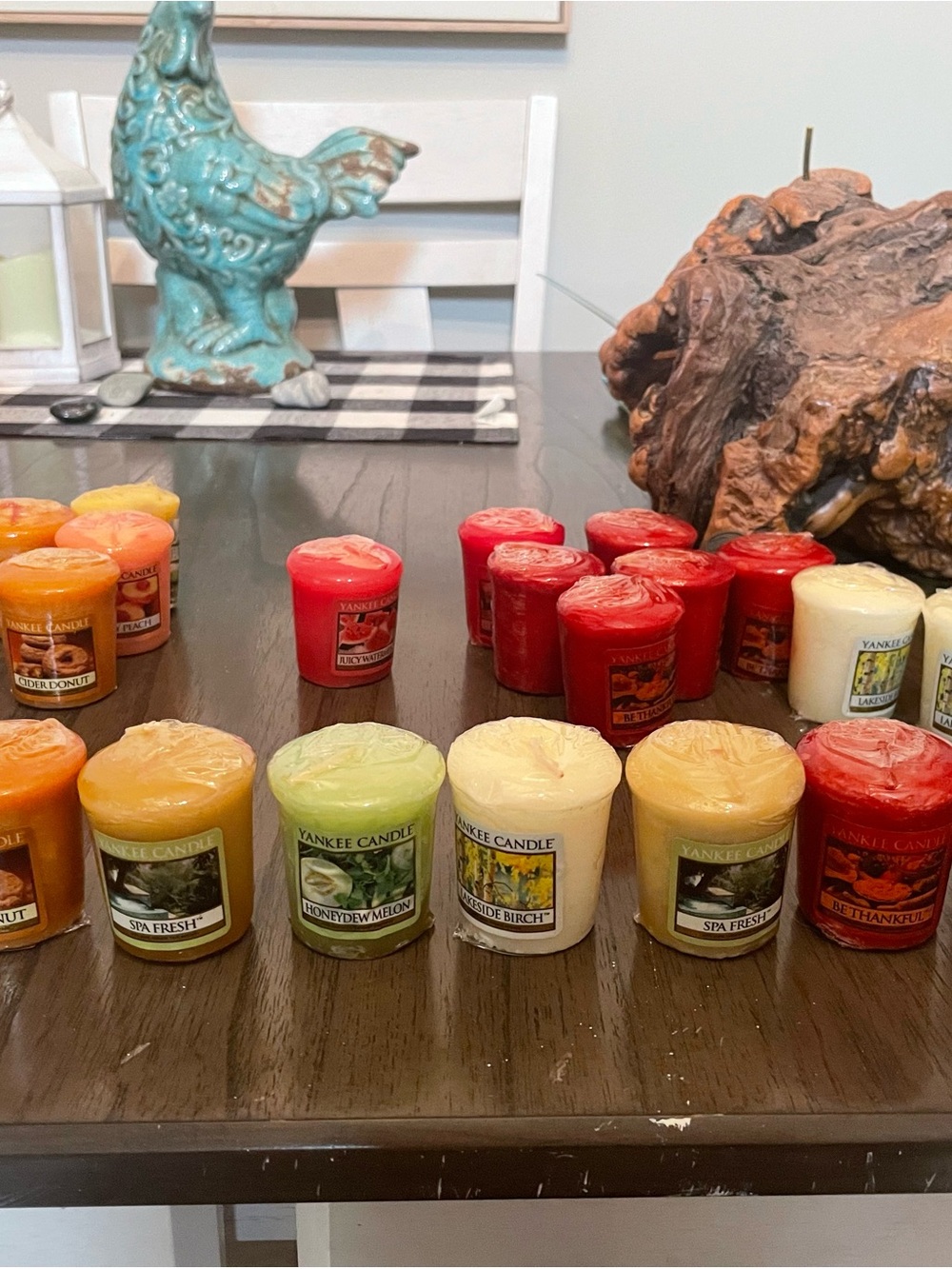 Yankee Candle Votive Sampler in Orange, Yellow and Red Tones